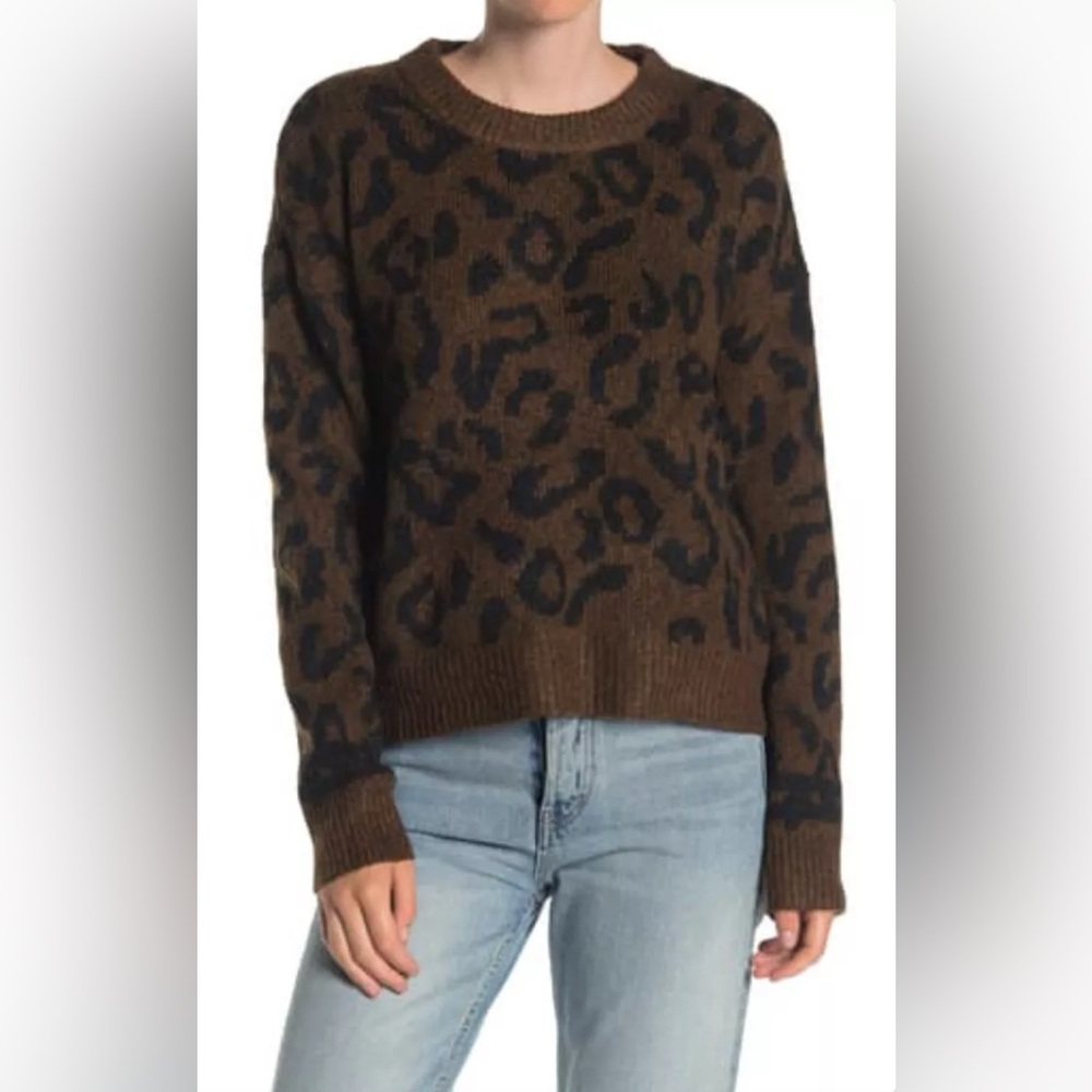 John & Jenn Xavier Leopard Sweater
